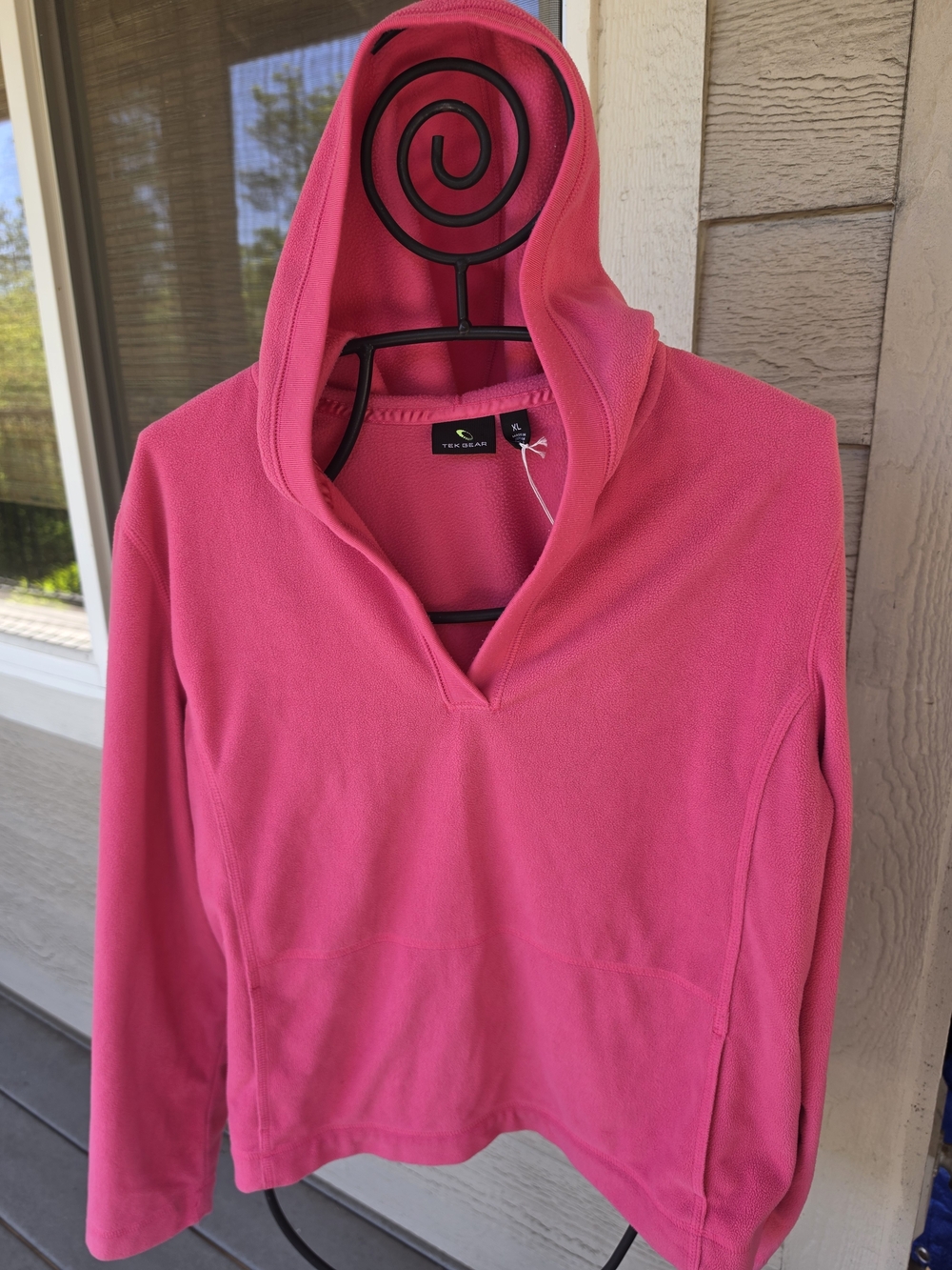Tek Gear Pink Hooded Fleece Pullover for Women